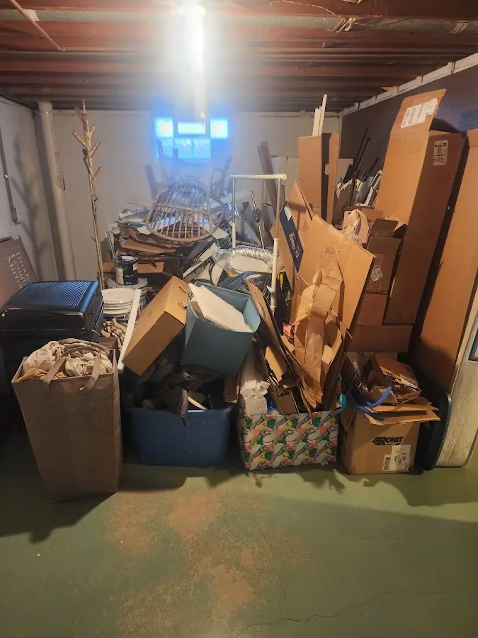 Roll-off dumpster container at job site for 2 Yard Dumpster Rental in Palmer Ranch